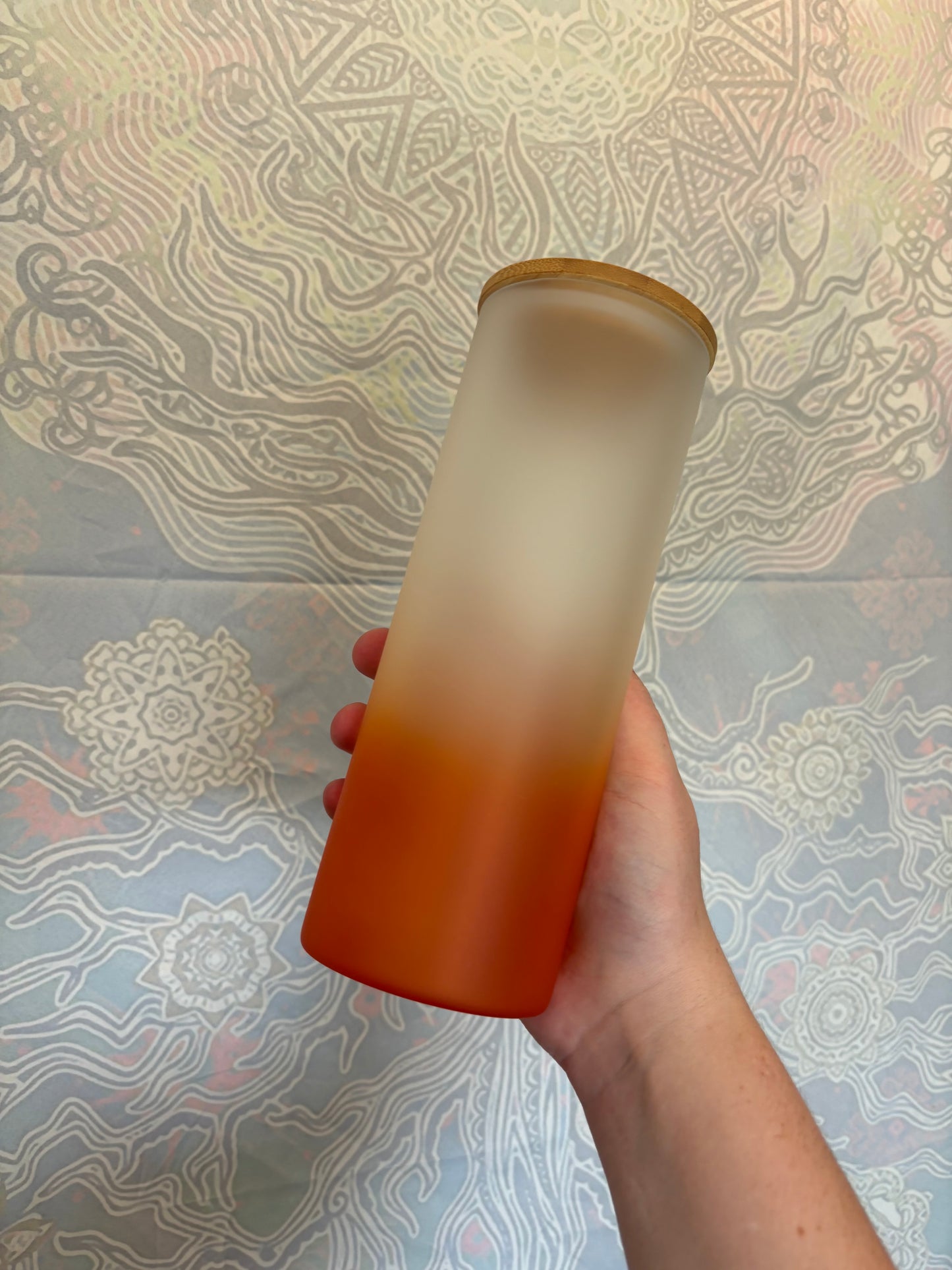 Orange Ombre 20oz w/ Bamboo Lid